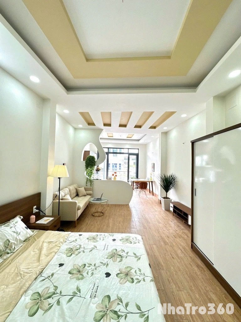 Căn Hộ Dịch Vụ Full Nội Thất Có Ban Công, Máy Giat