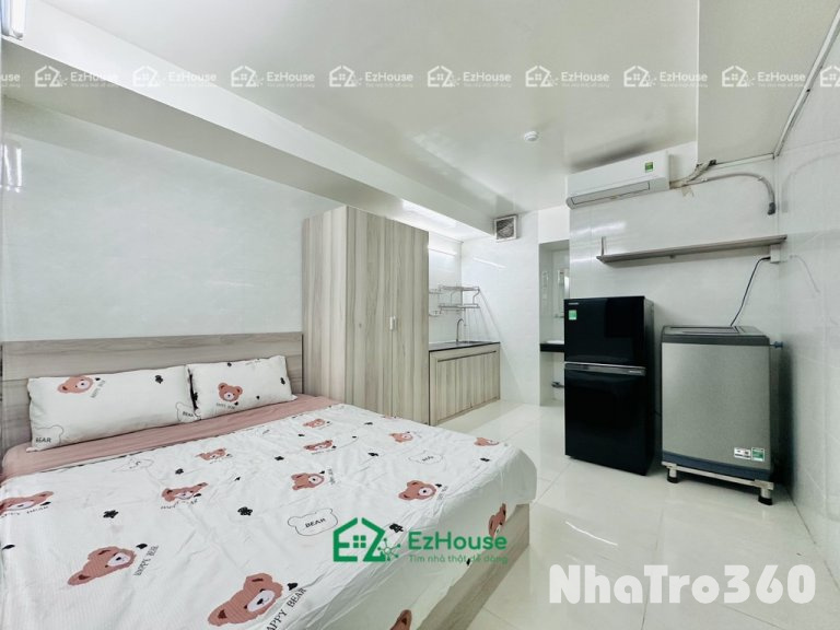 Studio, máy giặt riêng, tủ lạnh, thang máy