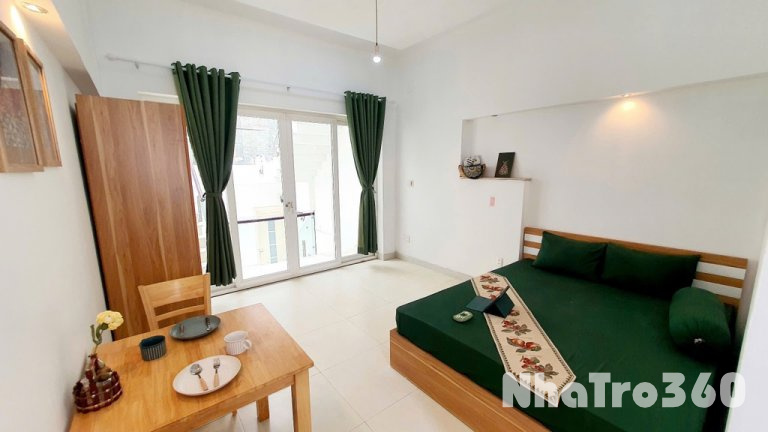Cho Thuê Căn Hộ Studio Ban Công Thoáng Mát