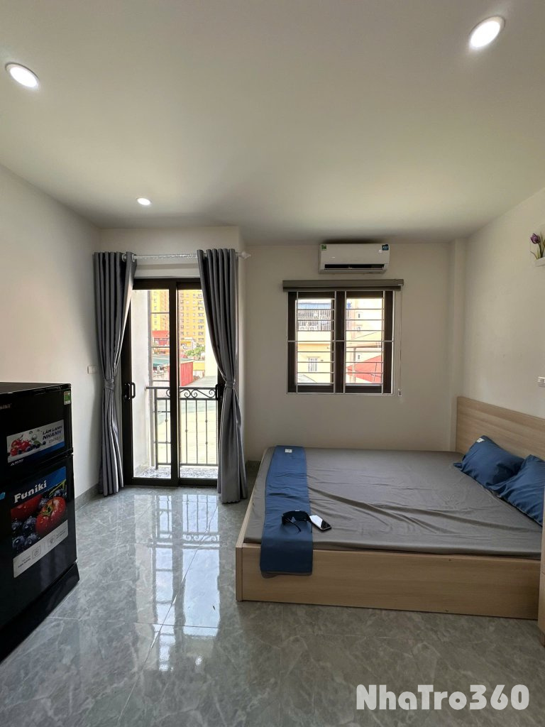 (Cực hiếm) Căn hộ Studio cao cấp 25m2 mới khai trương tại ngõ 45 Trần Thái Tông - Máy giặt riêng