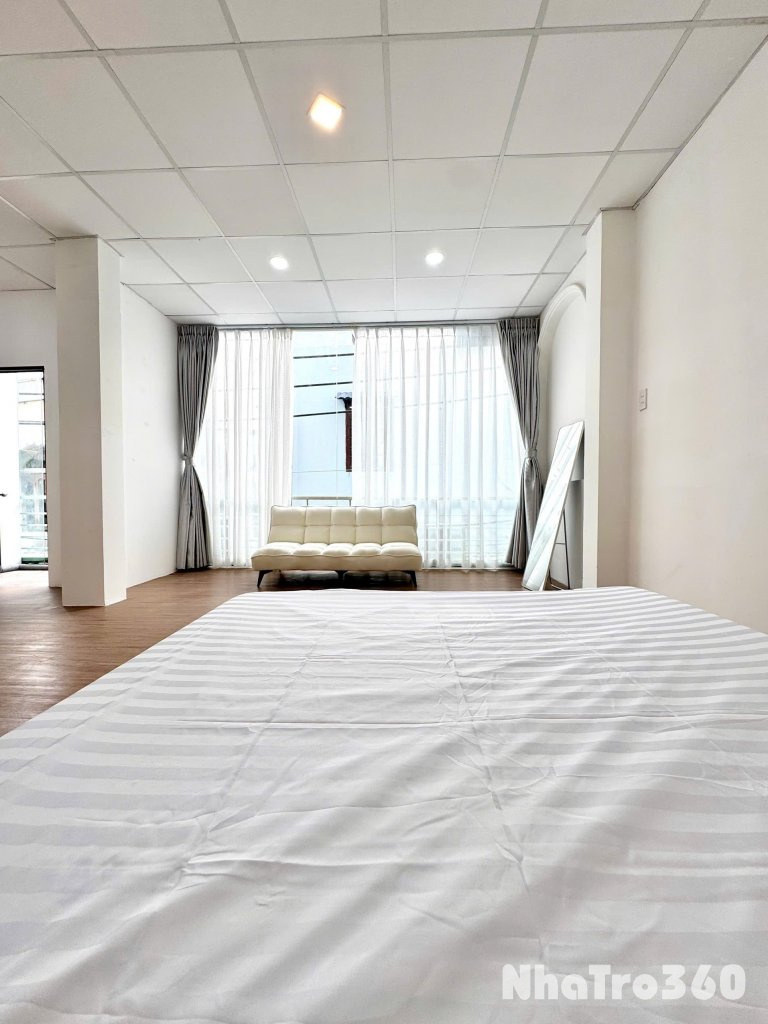 Cho thuê căn hộ Studio Ban công, Máy giặt riêng Q8 gần cầu Nguyễn Văn Cừ, cầu Kênh Xáng, vòng xoay Trung Sơn