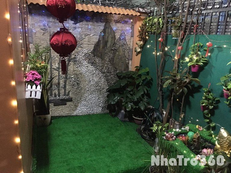 Cho thuê nhà 7triệu500, một trệt một lầu, sân rộng