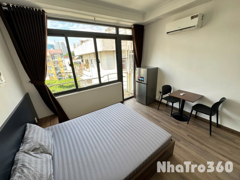 Cho thuê căn hộ Studio Ban công thoáng Q1 gần cầu Thị Nghè, ĐH Mở, ĐH UEH, vòng xoay Điện Biên Phủ