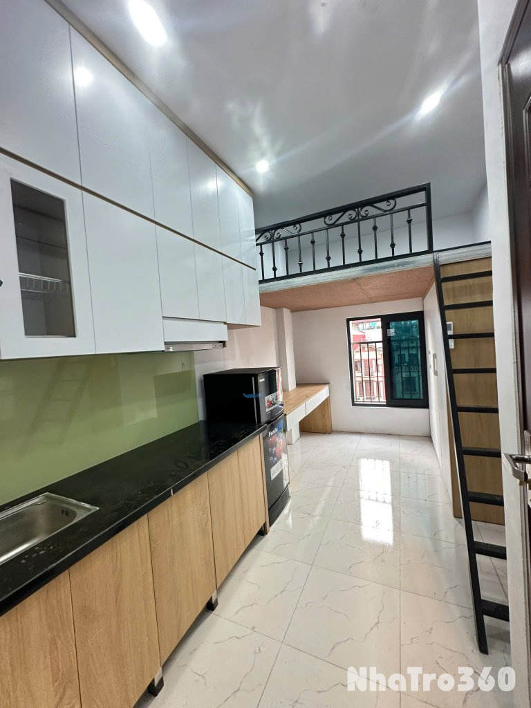 (Cực hiếm) Căn hộ Gác xép cao cấp 22m2 mới khai trương tại ngõ 44 Trần Thái Tông - Cầu Giấy