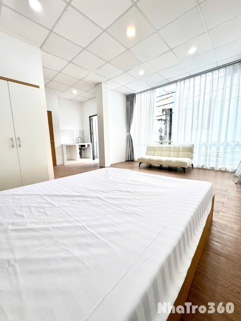 Cho thuê căn hộ Studio Ban công, Máy giặt riêng Q8 gần cầu Nguyễn Văn Cừ, cầu Kênh Xáng, vòng xoay Trung Sơn