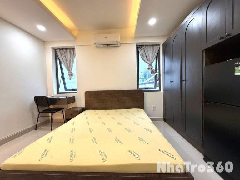 Trống sẵn căn Studio Q10 máy giặt riêng, ban công