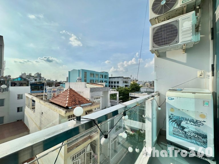 Cho thuê căn hộ 1PN Ban công thoáng Q3 gần công viên Lê Thị Riêng, toà nhà Viettel, cư xá Bắc Hải