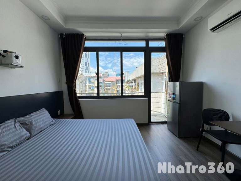 Cho thuê căn hộ Studio Ban công thoáng Q1 gần cầu Thị Nghè, ĐH Mở, ĐH UEH, vòng xoay Điện Biên Phủ