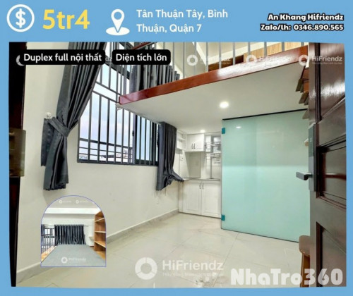 Studio full nội thất gần Lotte quận 7 mới xây mới