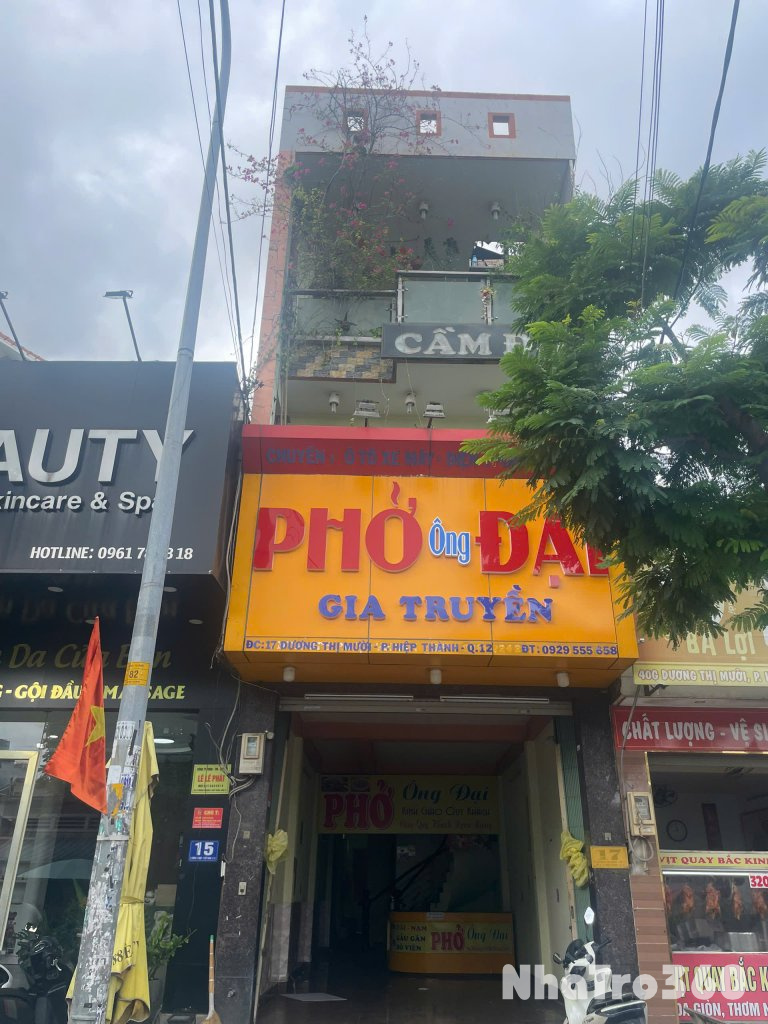 CHO THUÊ NHÀ MẶT TIỀN QUẬN 12 – GIÁ SIÊU RẺ CHỈ 15 TRIỆU/THÁNG