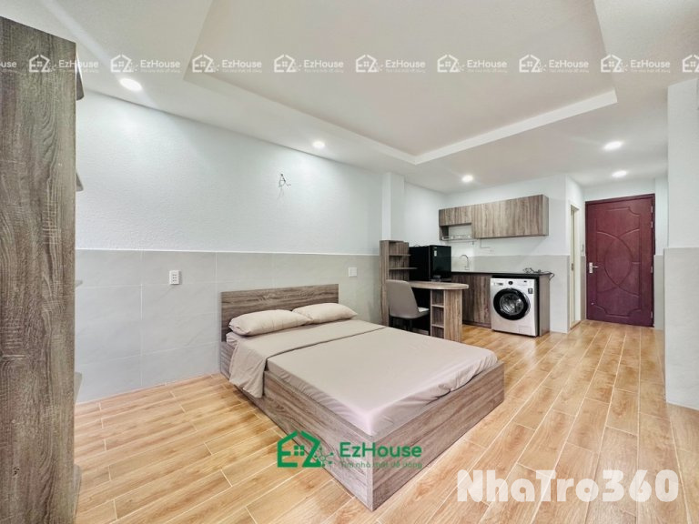 Full nội thất, bancol, cửa sổ, vân tay, studio