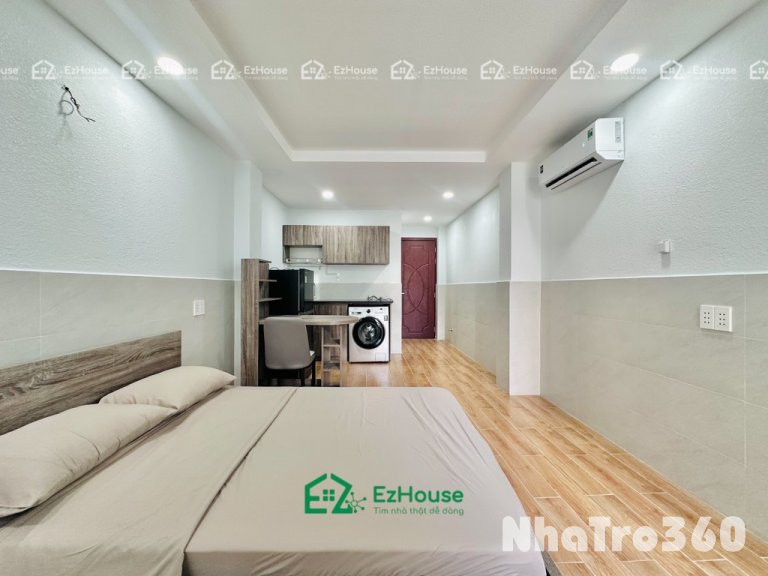 Full nội thất, bancol, cửa sổ, vân tay, studio