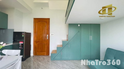 SIÊU PHẨM MỚI 100% – 1PN FULL NỘI THẤT, BAN CÔNG RỘNG – MÁY GIẶT RIÊNG – KDC HIM LAM, QUẬN 7