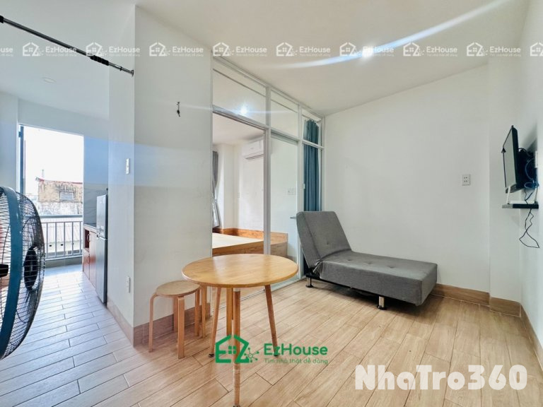 Full nt, 1 phòng ngủ, tách bếp, bancol, tự do