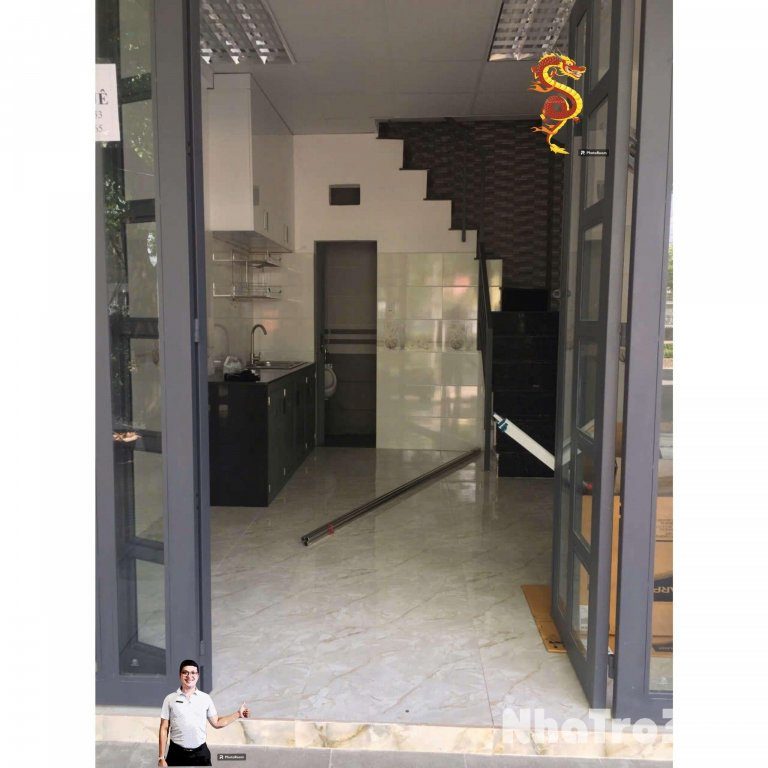 Cho thuê nhà mặt tiền Phan Chu Trinh, P.12, 3.5×5.5m, 1 lầu, 10tr