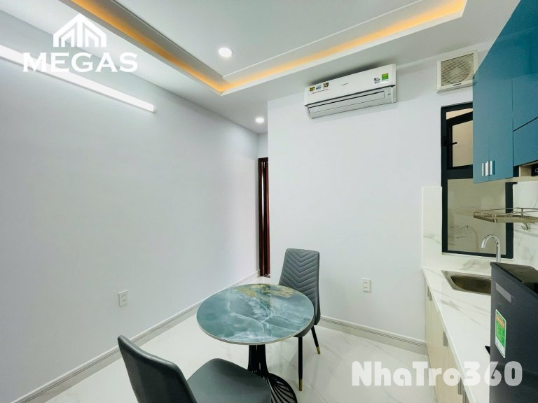 💥Căn hộ 1 phòng ngủ có máy lạnh, ban công rộng rãi, p.4(p. Tân Sơn Nhất), Q. Tân Bình.💥