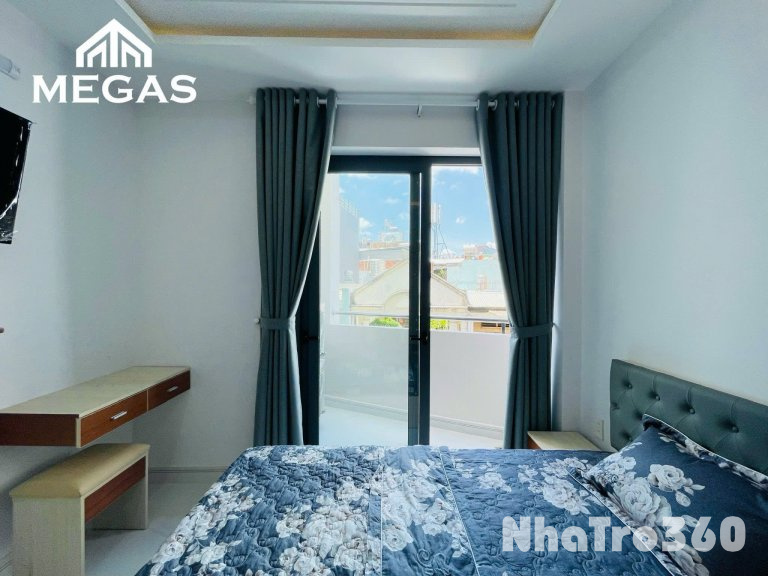 💥Căn hộ 1 phòng ngủ có máy lạnh, ban công rộng rãi, p.4(p. Tân Sơn Nhất), Q. Tân Bình.💥