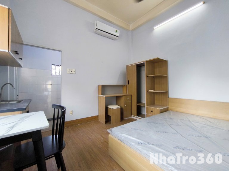 Cho thuê căn hộ Studio Cửa sổ thoáng Q8 gần cầu chữ Y, chợ Rạch Ông, Parc Mall