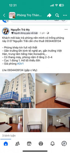 Kiếm trọ khép kín em là tsv ạ