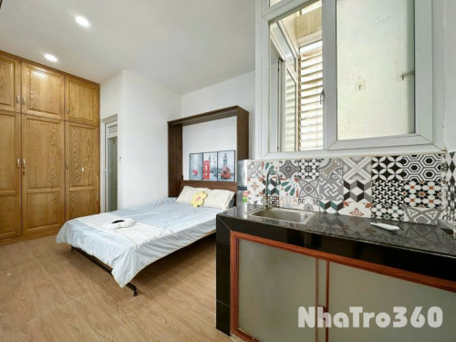 CĂN HỘ CỬA SỔ FULL NỘI THẤT QUẬN 10 GẦN CÔNG VIÊN THỎ TRẮNG