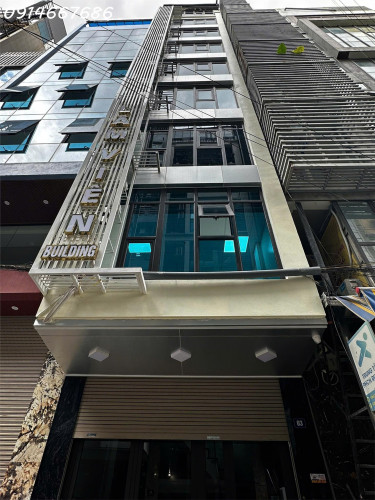 Cho thuê làm văn phòng mặt phố Dương Khuê, nhà 9 tầng 70m2, thuê cả tòa 110tr