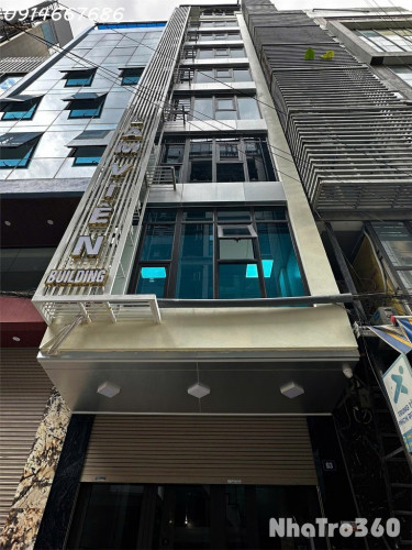 Cho thuê làm văn phòng mặt phố Dương Khuê, nhà 9 tầng 70m2, thuê cả tòa 110tr