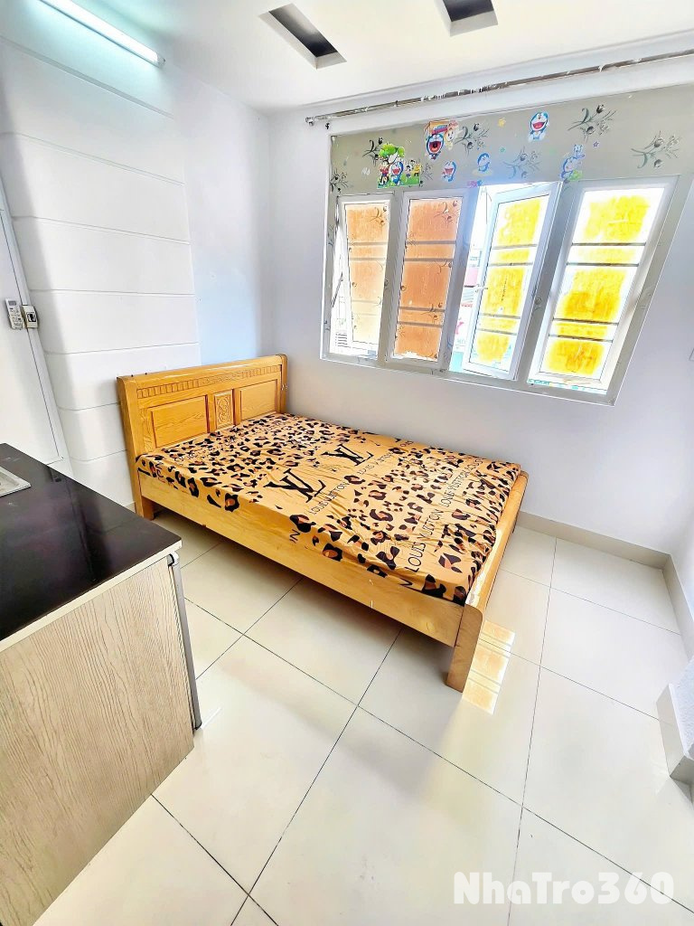 Cho thuê căn hộ Studio Cửa sổ thoáng Q4 gần ĐH Luật, ĐH Nguyễn Tất Thành