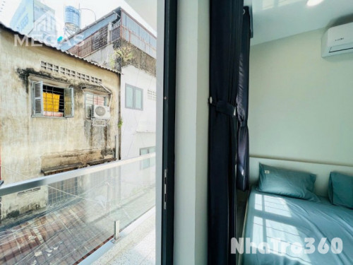 Cho thuê căn hộ Studio Ban công, Máy giặt riêng Q1 gần chợ Bến Thành, Ngã Sáu Phù Đổng, Metro số 1