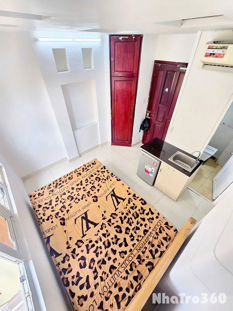 Cho thuê căn hộ Studio Cửa sổ thoáng Q4 gần ĐH Luật, ĐH Nguyễn Tất Thành