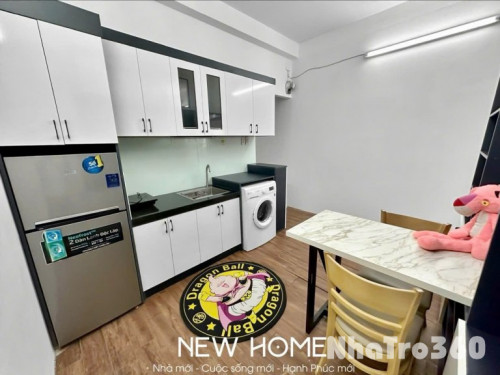 Cho thuê căn hộ Studio 1PN Ban công, Máy giặt riêng Q1 gần nhà thờ Tân Định, chợ Tân Định, công viên Lê Văn Tám