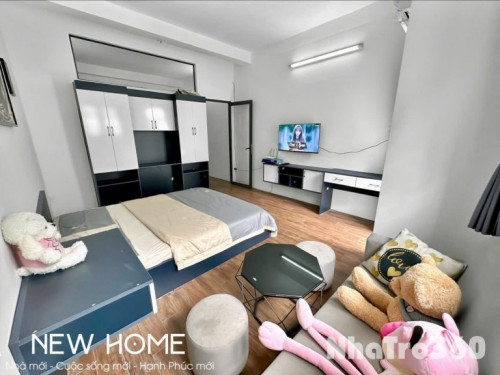 Cho thuê căn hộ Studio 1PN Ban công, Máy giặt riêng Q1 gần nhà thờ Tân Định, chợ Tân Định, công viên Lê Văn Tám