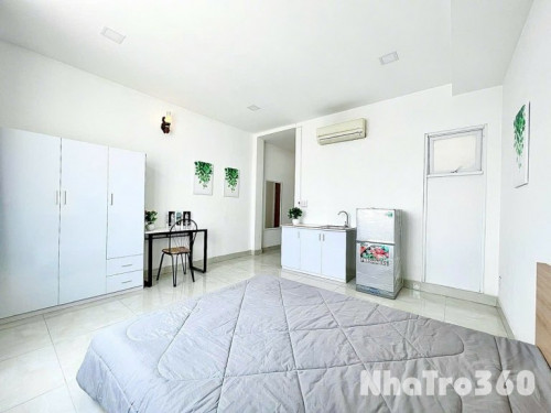 Cho thuê căn hộ Studio Cửa sổ Q4 gần chợ 200, ĐH Luật, ĐH Nguyễn Tất Thành, nhà thờ Xóm Chiếu