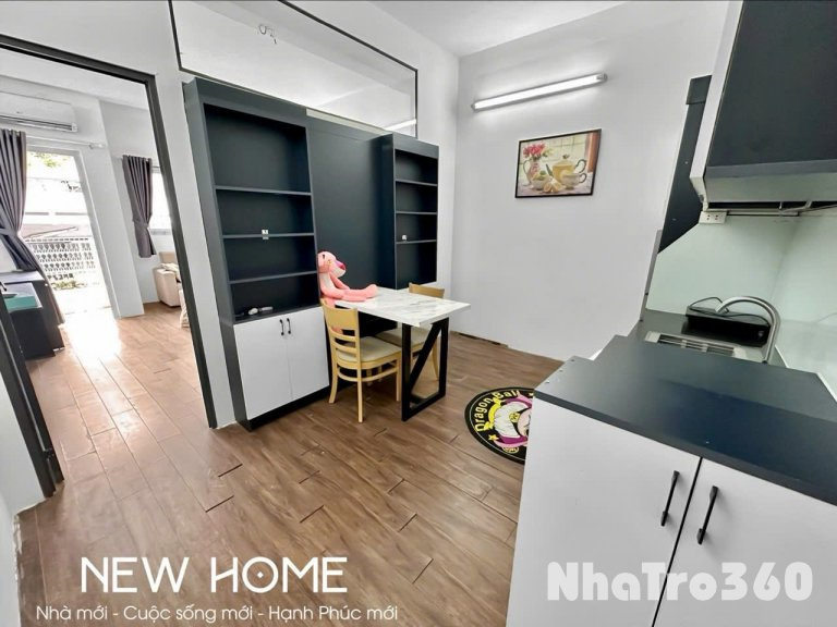 Cho thuê căn hộ Studio 1PN Ban công, Máy giặt riêng Q1 gần nhà thờ Tân Định, chợ Tân Định, công viên Lê Văn Tám