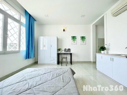 Cho thuê căn hộ Studio Cửa sổ Q4 gần chợ 200, ĐH Luật, ĐH Nguyễn Tất Thành, nhà thờ Xóm Chiếu