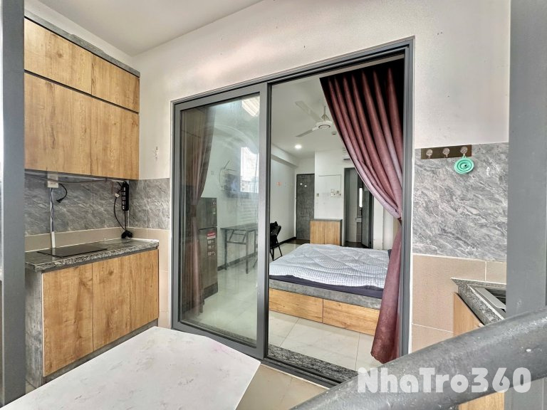 CĂN HỘ 1 PN BAN CÔNG FULL NỘI THẤT QUẬN 10 GẦN CẦU VƯỢT 3 THÁNG 2
