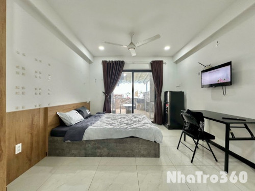 CĂN HỘ 1 PN BAN CÔNG FULL NỘI THẤT QUẬN 10 GẦN CẦU VƯỢT 3 THÁNG 2