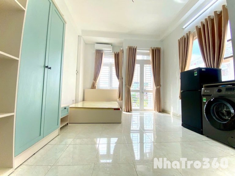 Studio ban công có MGR gần CV Lê Thị Riêng QTB