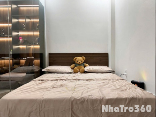 🌉Căn hộ 1 phòng ngủ có máy lạnh, cửa sổ lớn, p.2(p. Tân Sơn Hoà ), Q. Tân Bình.🌉