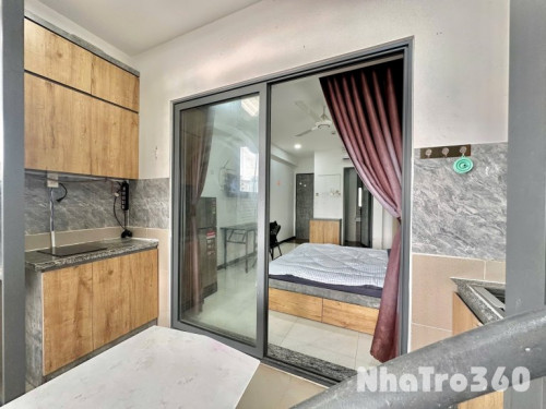 CĂN HỘ 1 PN BAN CÔNG FULL NỘI THẤT QUẬN 10 GẦN CẦU VƯỢT 3 THÁNG 2