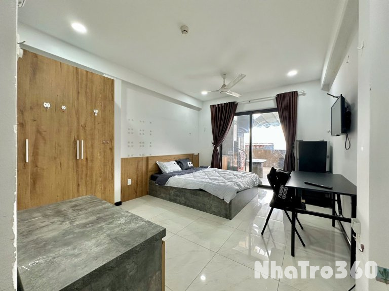 CĂN HỘ 1 PN BAN CÔNG FULL NỘI THẤT QUẬN 10 GẦN CẦU VƯỢT 3 THÁNG 2