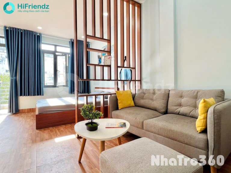 ✨ STUDIO BAN CÔNG FULL NỘI THẤT TÁCH BẾP QUẬN 8 ✨️