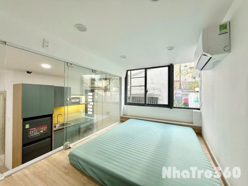 Cho thuê căn hộ Studio Tách bếp, Cửa sổ Q8 gần cầu Chà Và, cầu Nhị Thiên Đường, chợ Xóm Củi
