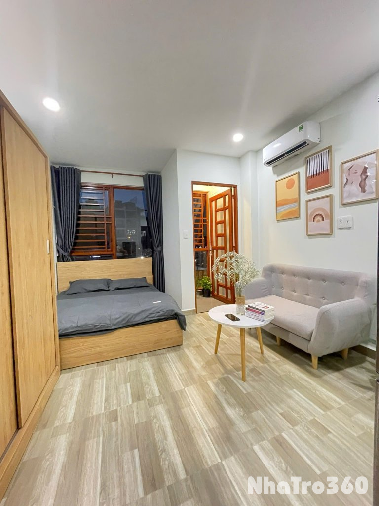 Cho thuê căn hộ Studio Ban công, View đẹp Q1 gần Phố Nguyễn Huệ, Bitexco, nhà hát Thành Phố, Bến Bạch Đằng