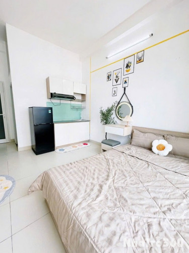 STUDIO RỘNG RÃI, BAN CÔNG THOÁNG, ĐẦU ĐỦ TIỆN NGHI