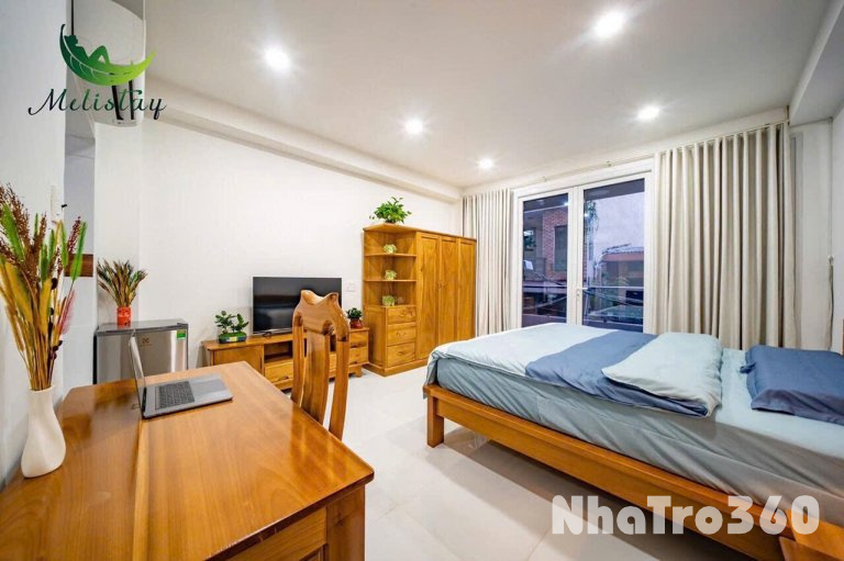 Cho thuê căn hộ Studio Ban công thoáng Q1 gần cầu Ông Lãnh, cầu Calmette, ĐH Văn Lang, chợ Bến Thành