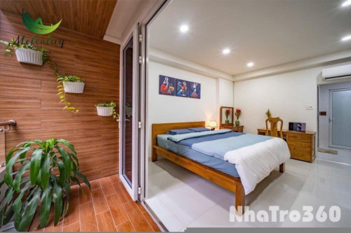 Cho thuê căn hộ Studio Ban công thoáng Q1 gần cầu Ông Lãnh, cầu Calmette, ĐH Văn Lang, chợ Bến Thành