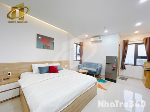 Cho thuê căn hộ Studio Cửa sổ, full nội thất Q4 gần cầu Kênh Tẻ, chợ 200, ĐH Luật, ĐH Nguyễn Tất Thành