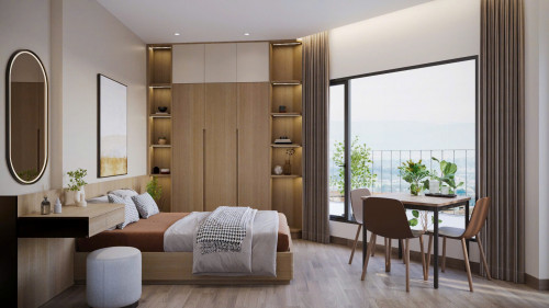 STUDIO TÁCH BẾP – BAN CÔNG RỘNG – FULL NỘI THẤT – MÁY GIẶT RIÊNG