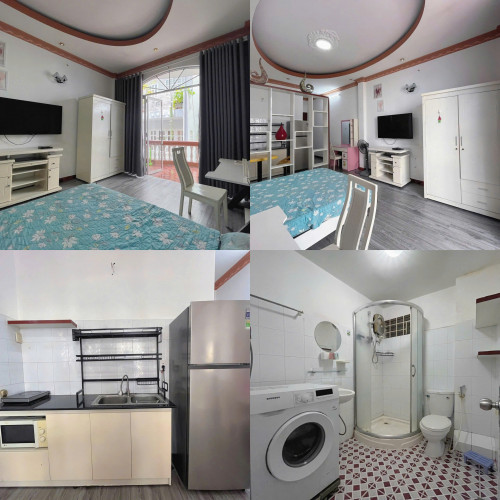 Căn hộ tách bếp sạch sẽ - mới - giá hợp lý ngay quận 1, bancol đón nắng, gần Đại học Hoa Sen, UEH