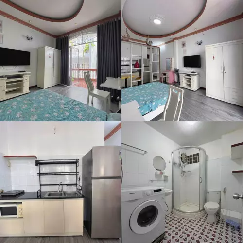 Căn hộ tách bếp sạch sẽ - mới - giá hợp lý ngay quận 1, bancol đón nắng, gần Đại học Hoa Sen, UEH